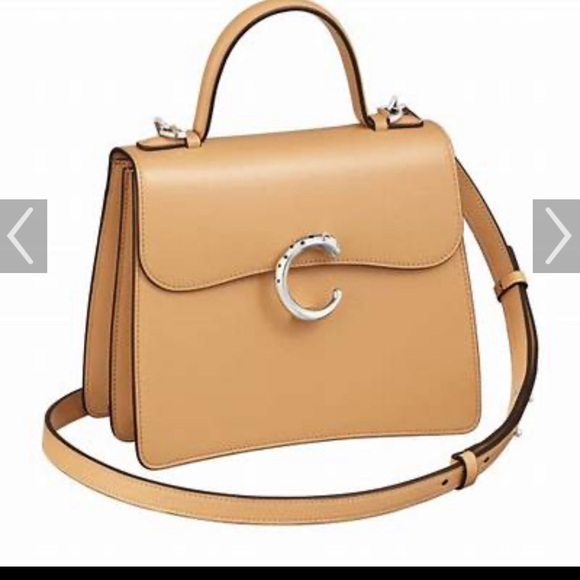 SMALL MODEL HANDLE BAG, PANTHÈRE C DE CARTIER